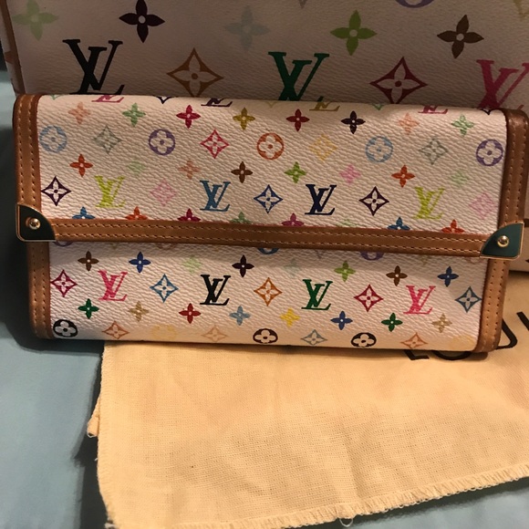 Louis Vuittonđź’Ż authentic purse/ wallet /dust bag - Picture 7 of 8